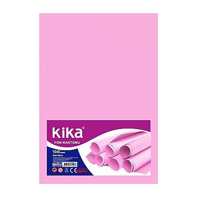Fon Kartonu 100gr 50x70-Açık Pembe-Paket (100'lü) - 1