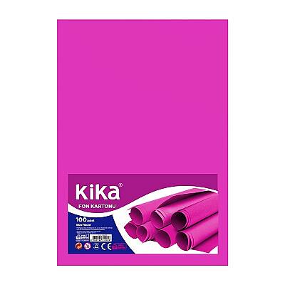 Fon Kartonu 100gr 50x70 Fuşya Paket (100'lü) - 1
