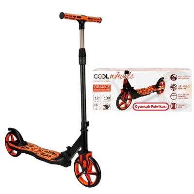 Furkan Cool Wheels Katlanır 2 Teker Scooter 12+ Orange Turuncu 100 kg FR58505 - 1