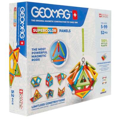 Geomag Supercolor Panels Manyetik Zeka Oyunu 52 Parça - 1
