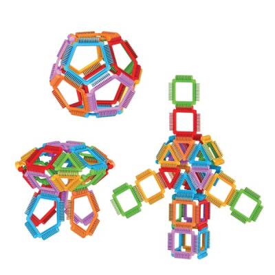 Geometrik Puzzle 96 Parça | Eğitici ve Renkli Şekillerle Puzzle Oyunu - 3