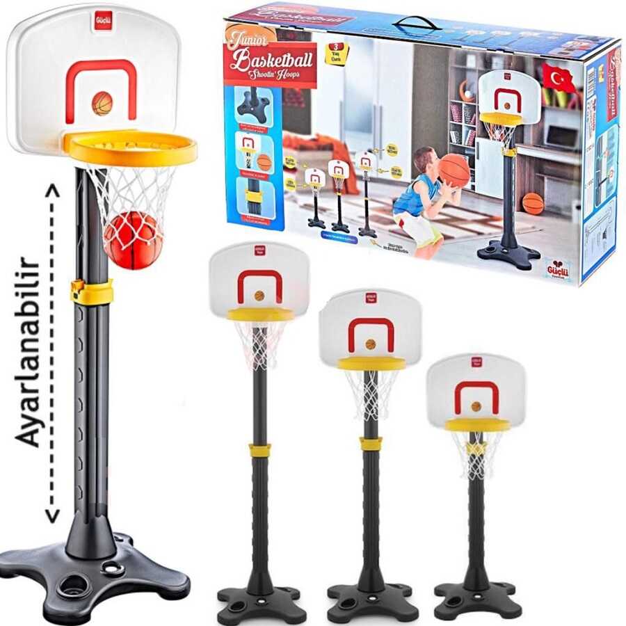 Güçlü Dev Ayaklı Süper Basketbol Potası Ayarlanabilir Boy 198 Cm