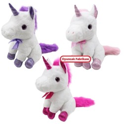 Halley Unicorn Peluş Oyuncak At Ayakta 35 Cm - Halley Oyuncak