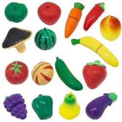 Birlik Oyuncak Meyve ve Sebze Kesme Seti 41 Parça - 2