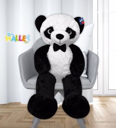 Papyonlu Büyük Boy Peluş Panda 150 Cm - Halley Oyuncak