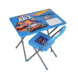 Hotwheels Ders Çalışma Masası ve Sandalyesi - GoKidy Toys