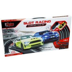 Racıng Slot Pilli 2 Araçlı Yarış Seti 1:64 (304Cm) - 1