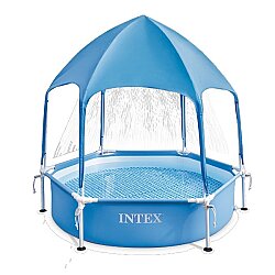 Intex 28209 Gölgelikli Çocuk Prefabrik Havuz 183cm x 183cm x 38 Cm - 2