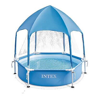 Intex 28209 Gölgelikli Çocuk Prefabrik Havuz 183cm x 183cm x 38 Cm - 2