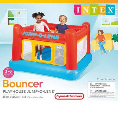 Intex 48260 Şişme Zıplama Havuzu Oyun Evi Jump-O-Lene - 3