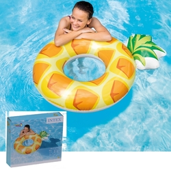 İntex 56266 Şişme Ananas Deniz Havuz Simidi 117x86 Cm - 1