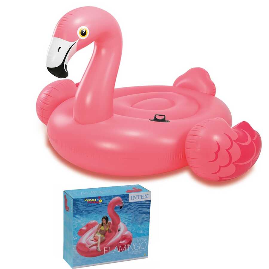 Intex 56288 Buyuk Sisme Flamingo Binici Biniciler Intex