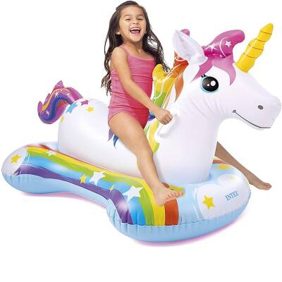 Intex 57552 Şişme Sihirli Unicorn Binici At 163 X 86 Cm - 2