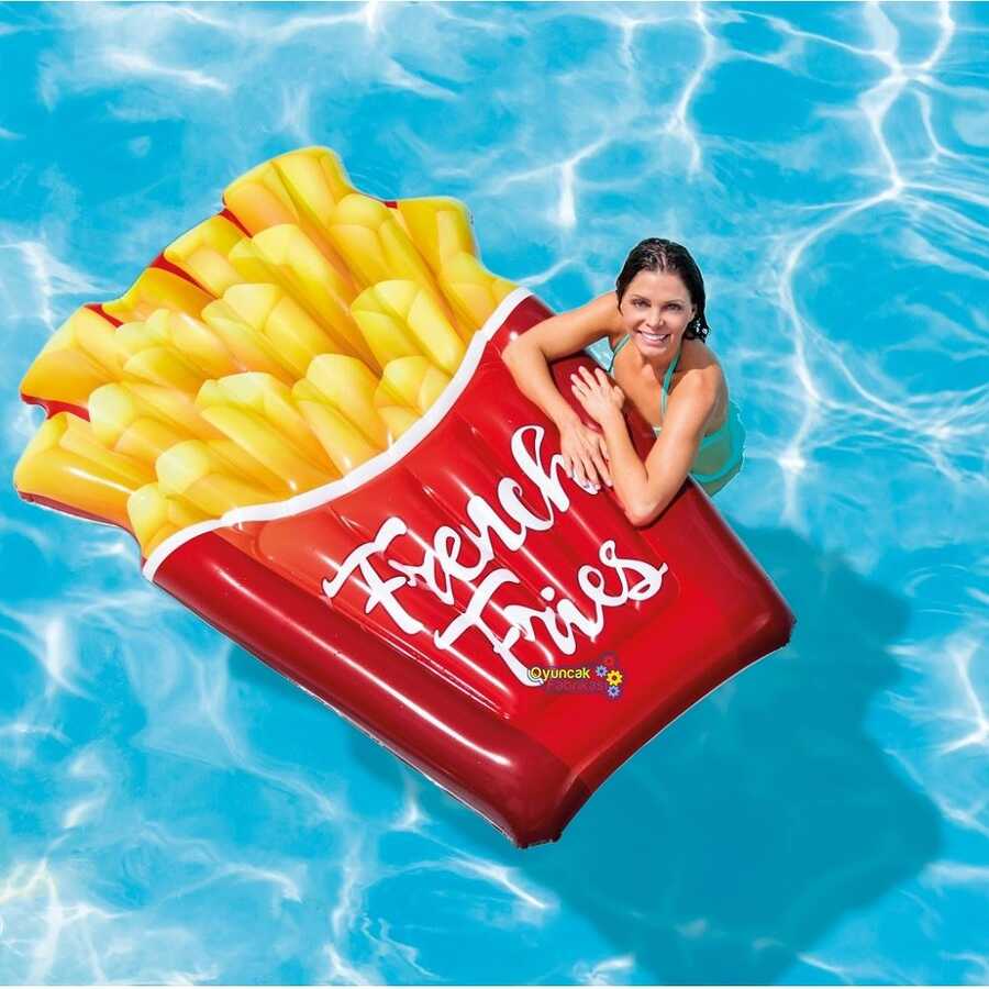 Intex 58775 Sisme Patates Kizartmasi Deniz Yatagi Ada 175x132 Cm Deniz Havuz Yataklari Intex