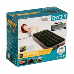 Intex 64760 Tek Kişilik Şişme Yatak Dura Beam Downy Airbed 76 x1.91x25 Cm - 1