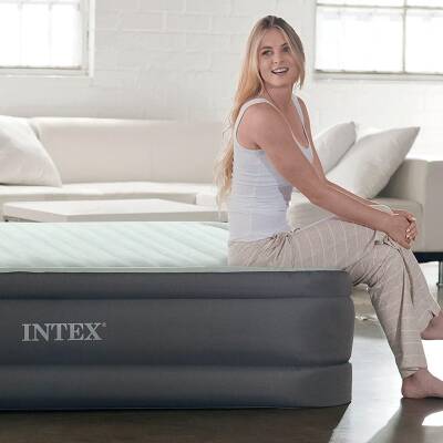 Intex 64906 Çift Kişilik Elektrikli Şişme Yatak Queen Premaire I Elevated 152x203x46 cm - 3