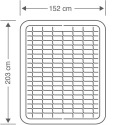 Intex 64906 Çift Kişilik Elektrikli Şişme Yatak Queen Premaire I Elevated 152x203x46 cm - 4