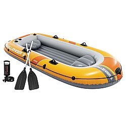 Intex Challenger 3 Şişme Bot Seti 295x137x43 cm 3 Kişilik Kürekli ve Pompalı Deniz Göl Balıkçı Botu - İntex