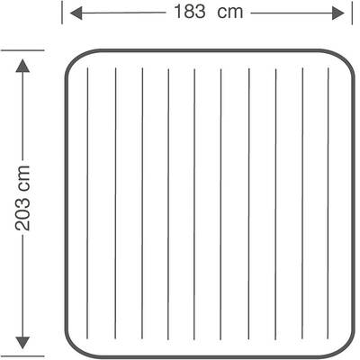 Intex Çift Kişilik Şişme Yatak Fiber-Tech Klasik Yatak 183x203x25 cm - 3