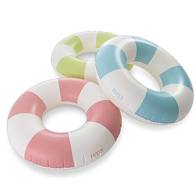 Intex Coastal Cabana Çizgili Şişme Simit 91 Cm - 1