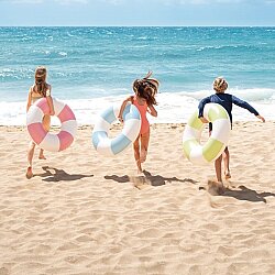 Intex Coastal Cabana Çizgili Şişme Simit 91 Cm - 2