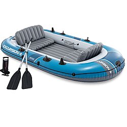 Intex Excursion 4 Kişilik Şişme Bot Seti Gök Mavisi 315x165x43 Cm İntex-66324 - 2
