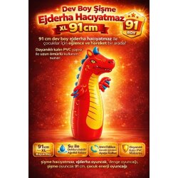 İntex Hacı Yatmaz Dev Ejderha Şişme Boks Oyuncağı-Kumsuz 91 Cm - 2