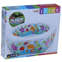 intex Okyanus Desenli Altıgen Şişme Havuz 56493 - 5