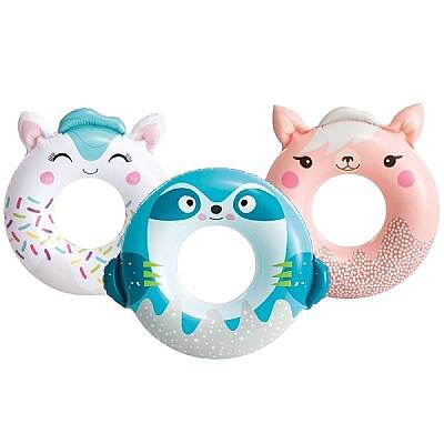 Intex Şişme Simit Sevimli Hayvanlar Figürlü (8+ Yaş) 3 Asorti - 1