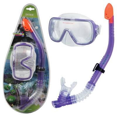 Intex Şnorkel Maskesi Yüzme Havuzu Şnorkel Dalış Gözlüğü