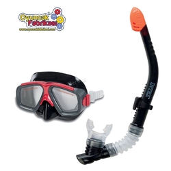 Intex Surf Rider Yüzücü Set Şnorkel Yüzme Dalış Yüz Maskesi - 2