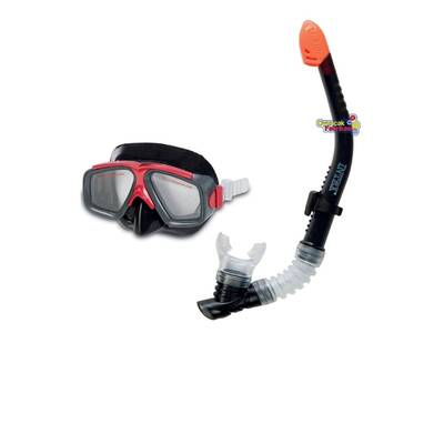 Intex Surf Rider Yüzücü Set Şnorkel Yüzme Dalış Yüz Maskesi - 4