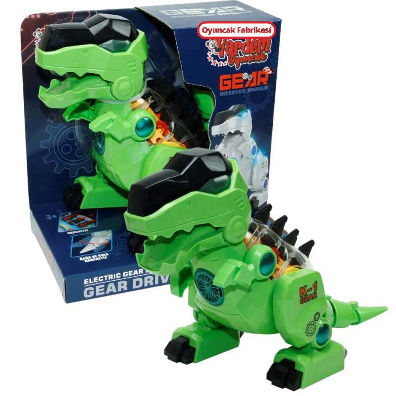 Işıklı Müzikli Ve Hareketli Robot Dinozor