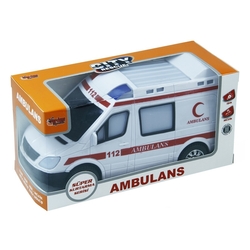 Işıklı Sesli Hareketli Oyuncak Ambulans - Vardem Oyuncak