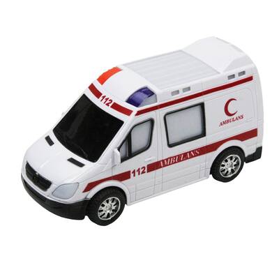 Işıklı Sesli Hareketli Oyuncak Ambulans - 2