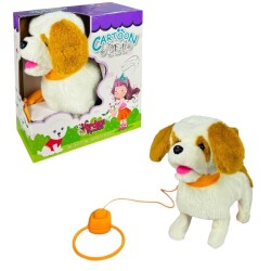 Kablo Kumandalı Oyuncak Peluş Tasmalı Yürüyen Köpek - Vardem Oyuncak