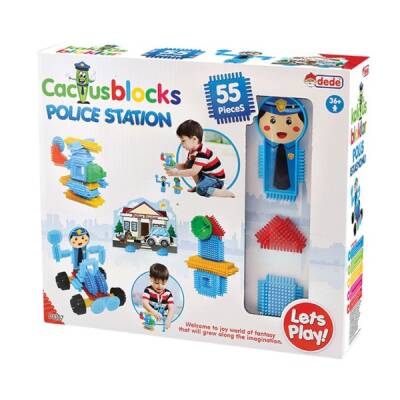 Kaktüs Bloklar Polis (55 Parça) - 1