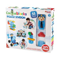 Kaktüs Bloklar Polis (55 Parça) - DEDE