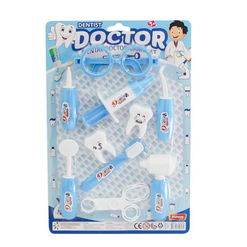 Kartela Oyuncak Doktor Erkek Dişçi Oyun Seti
