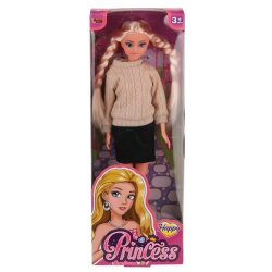 Kazaklı Uzun Örgü Saçlı Oyuncak Bebek 29 cm - Vardem Oyuncak