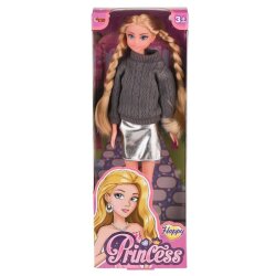 Kazaklı Uzun Örgü Saçlı Oyuncak Bebek 29 cm - 2