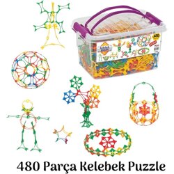 Kelebek Puzzle Box (480 Parça) - DEDE