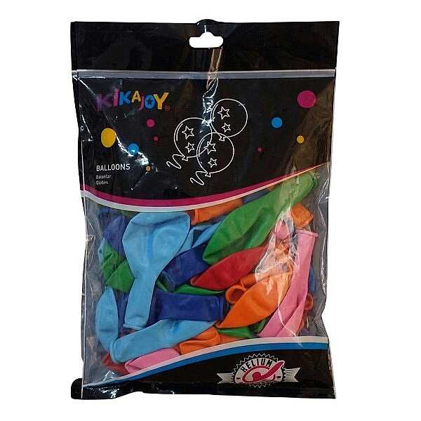 Kikajoy 12 İnç Pastel Karışık Renkli Balon 50 Adet Parti Süsleme Balonu