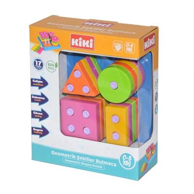 Kiki Eğitici Geometrik Şekiller Bulmaca / 0-3 yaş - 1
