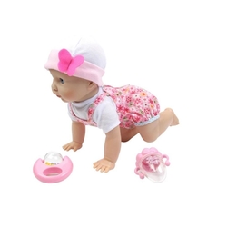 Kıkırdayan ve Emekleyen Sevimli Oyuncak Bebek 40 Cm - 3