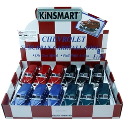 Kinsmart 1950 Chevrolet Suburban Carryall 1:36 Metal Çek Bırak Araba - 2