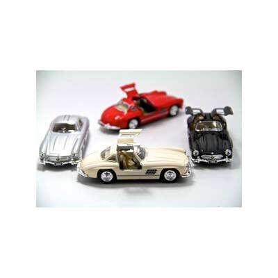 Kinsmart 1954 Mercedes Benz 300 SL Coupe 1:36 Metal Çek Bırak Araba - 3