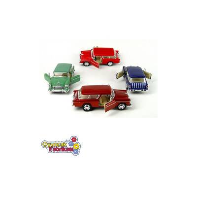 Kinsmart 1955 Chevy Nomad 1:40 Metal Çek Bırak Araba - 2