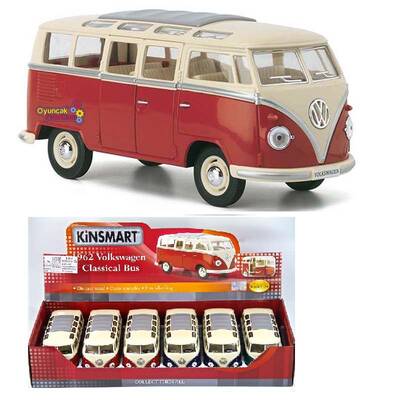 Kinsmart 1962 Volkswagen Classical Bus 1:24 Metal Araba - 1