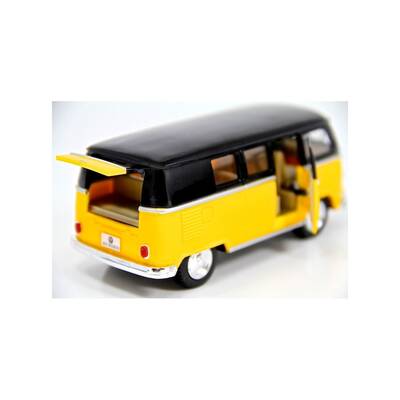 Kinsmart 1962 Volkswagen Classical Bus 1:32 Metal Çek Bırak Araba - 4